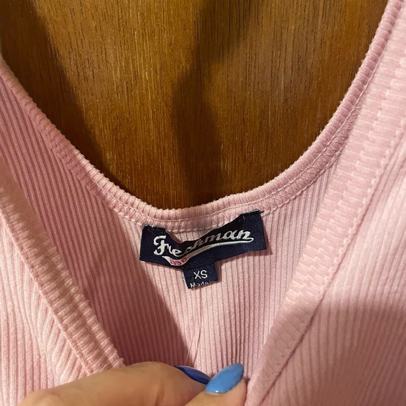 Freshman‎ 1996 Cutout Ribbed Tank Top - Picture 2 of 4